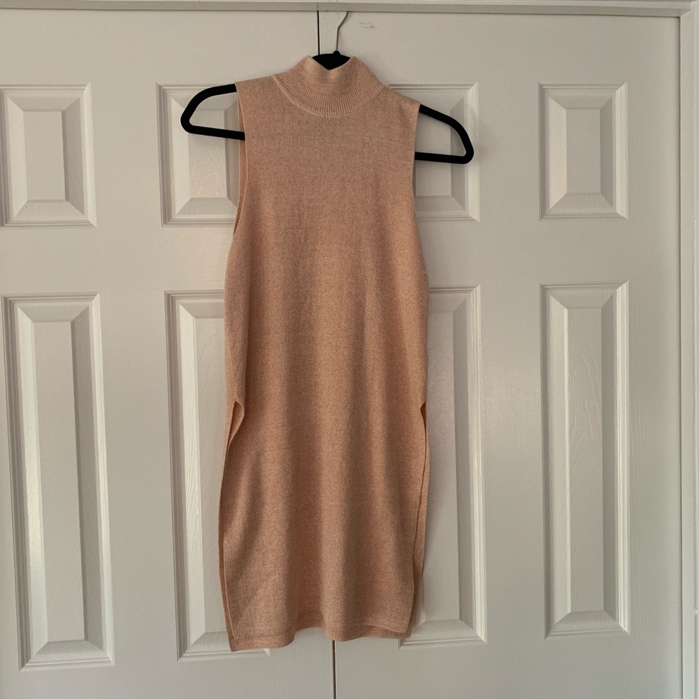 Sleeveless Knit Sweater